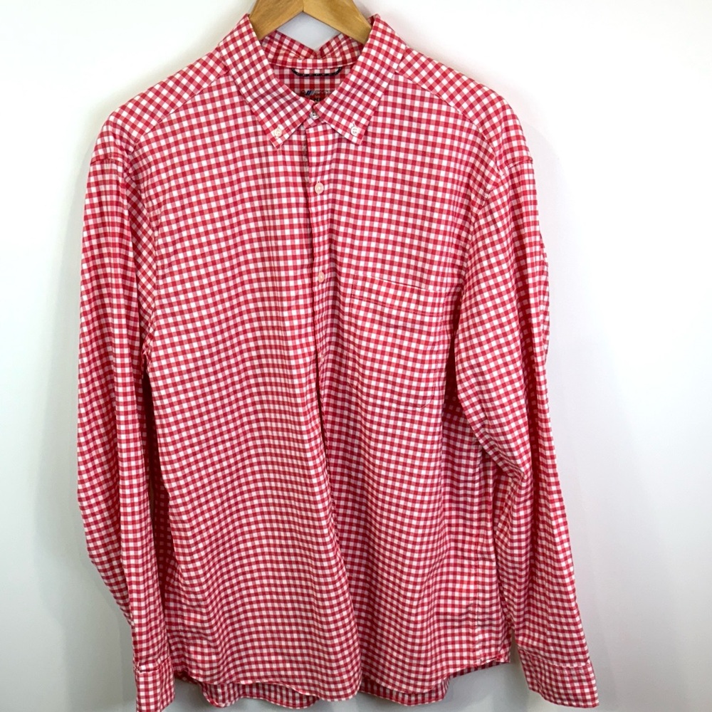 Vineyard Vines Red Gingham Shirt size XL